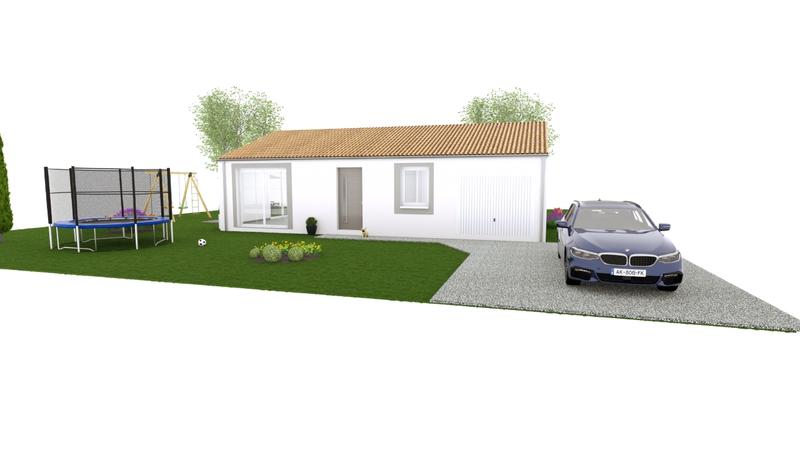 Maison - 80 m² - 4 pièces