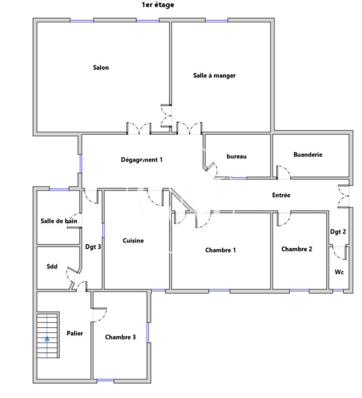 Appartement - 160 m² - 5 pièces