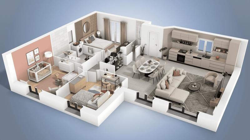 Terrain constructible - 929 m²