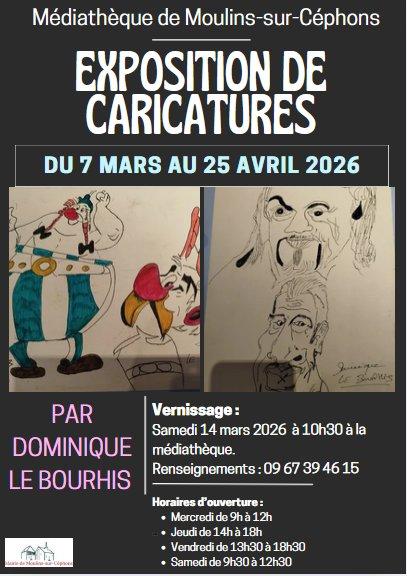 Exposition de caricatures
