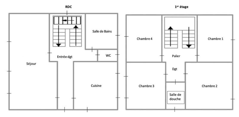 Maison - 135 m² - 8 pièces