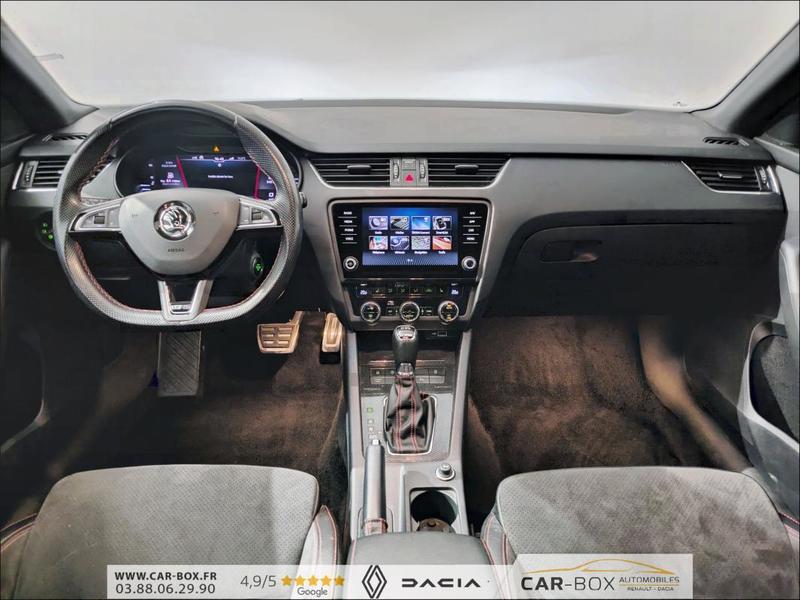 Skoda Octavia Combi Break Rs 245 Dsg 1ere Main-Pano-Hayon Elec-Gps-Jantes 19