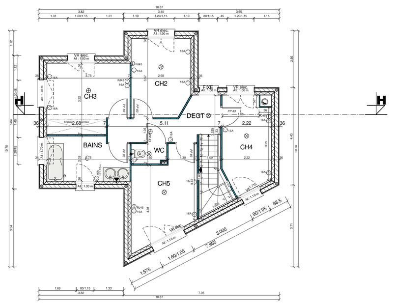 Maison - 111 m² - 6 pièces