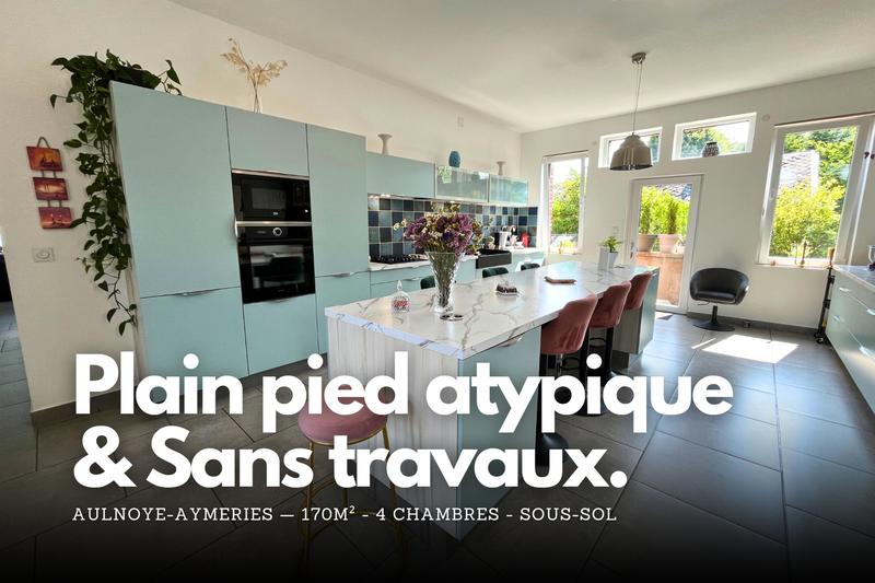 Maison - 170 m² - 6 pièces