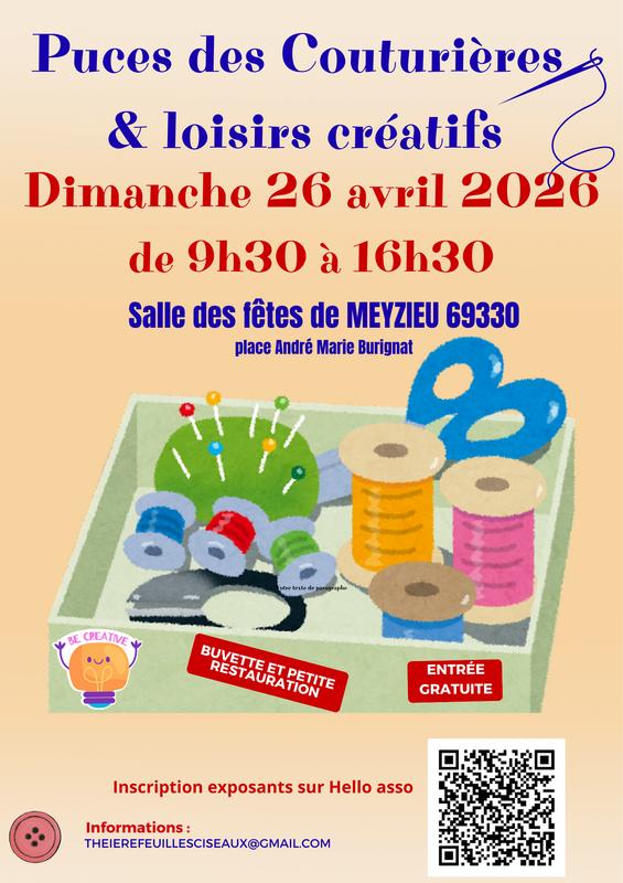 Puces des couturières et loisirs créatifs - 3eme édition