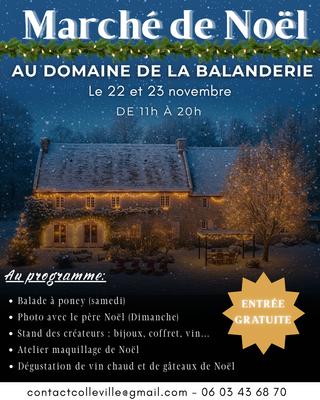 Marché de Noel au Domaine de la Balanderie