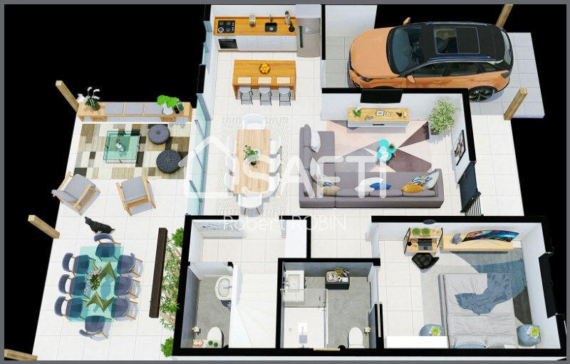 Maison - 90 m² - 4 pièces