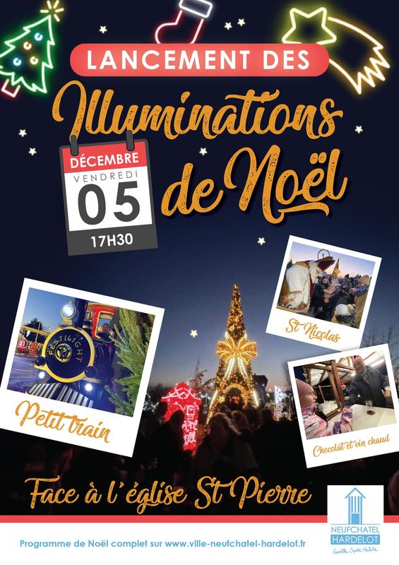 Lancement des illuminations de Noël