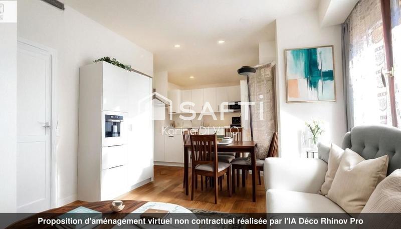 Appartement - 46 m² - 3 pièces