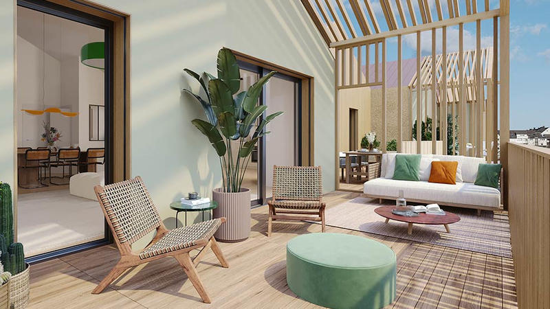 Appartement - 105 m² - 4 pièces