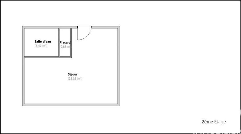 Studio - 29 m² - 1 pièce