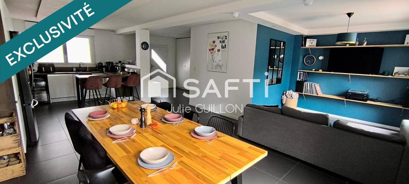 Maison de ville - 90 m² - 5 pièces