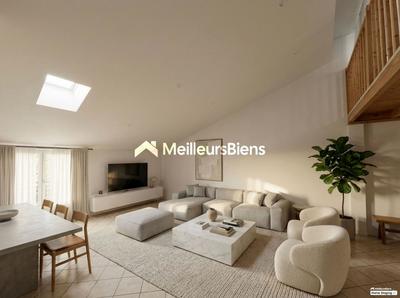 Appartement ancien - 92 m² - 3 pièces