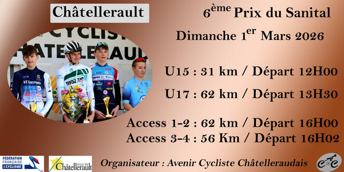 6ème Prix du Sanital - Châtellerault