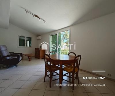 Maison - 87 m² - 4 pièces