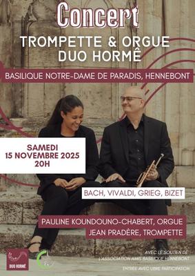 Hennebont : Concert Trompette &amp; Orgue - Duo Hormê