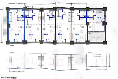 Appartement - 29 m² - 2 pièces