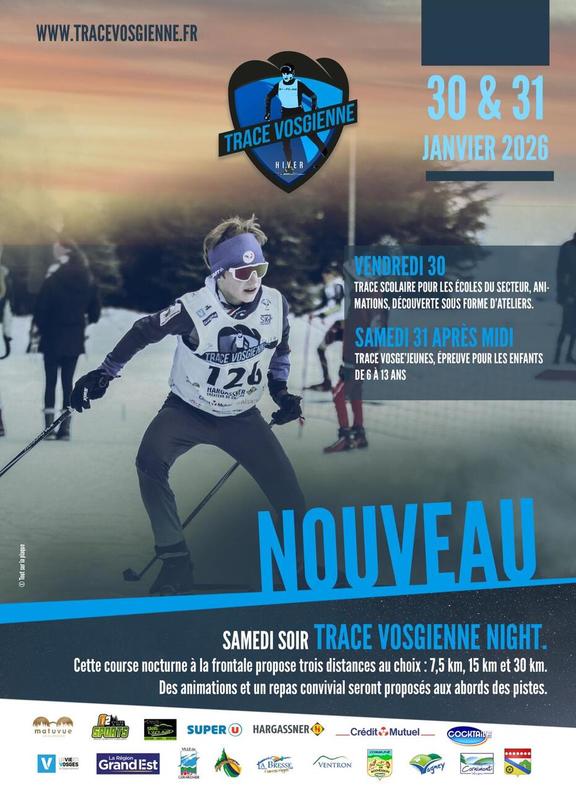 Trace vosgienne de ski de fond