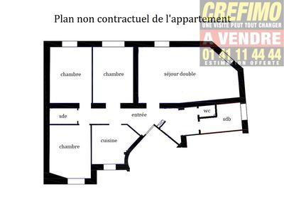 Appartement - 93 m² - 5 pièces