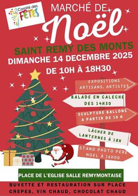 Marché de Noël à Saint Rémy-des-Monts