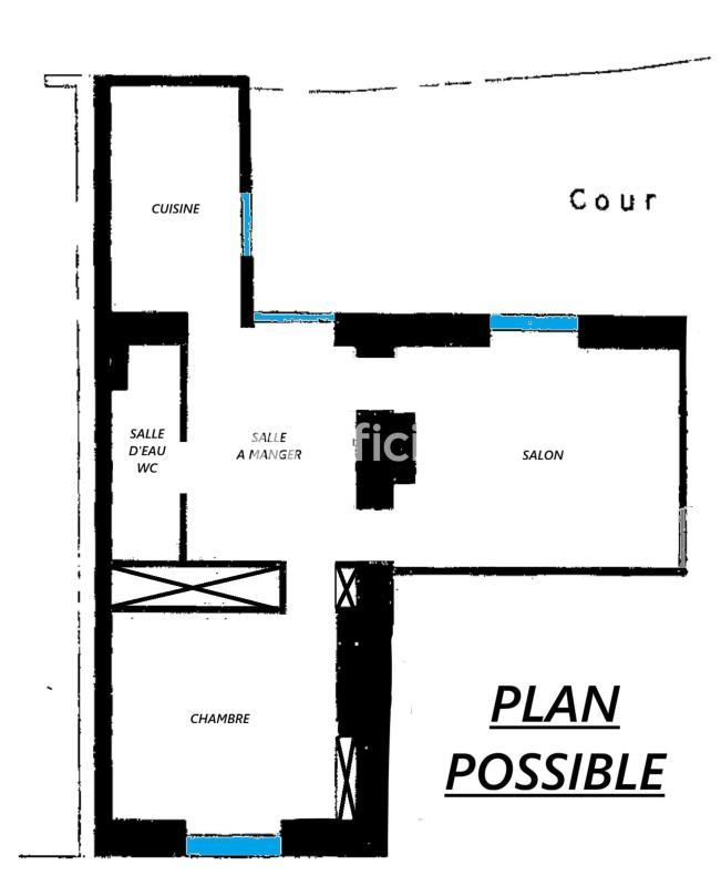 Appartement - 35 m² - 3 pièces