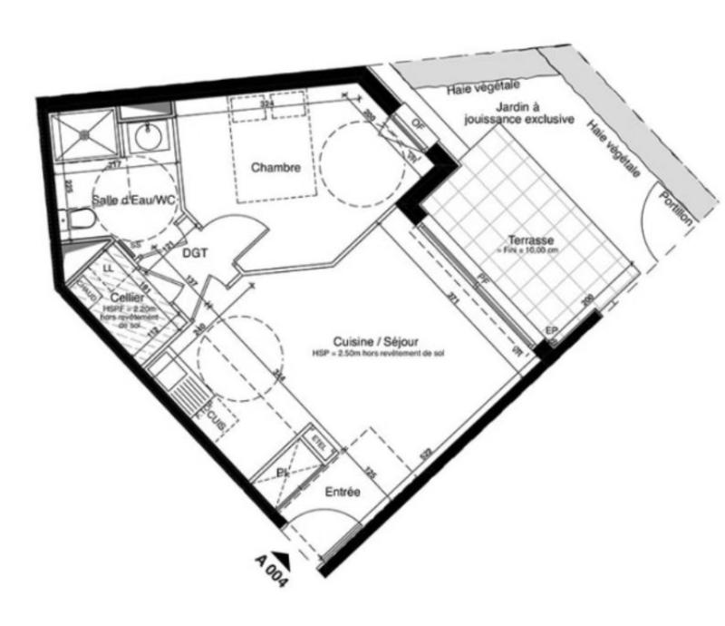 Appartement - 42 m² - 2 pièces