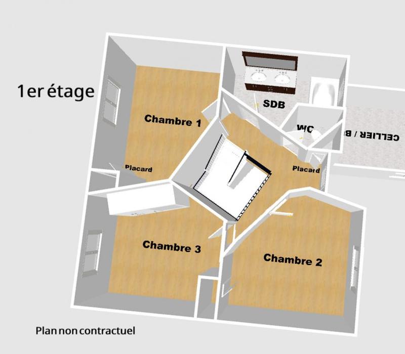 Maison - 97 m² - 4 pièces