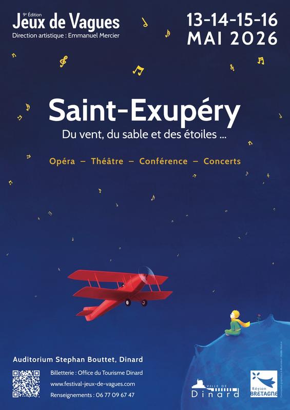 Festival Jeux de Vagues. Hommage à Antoine de Saint-Exupéry