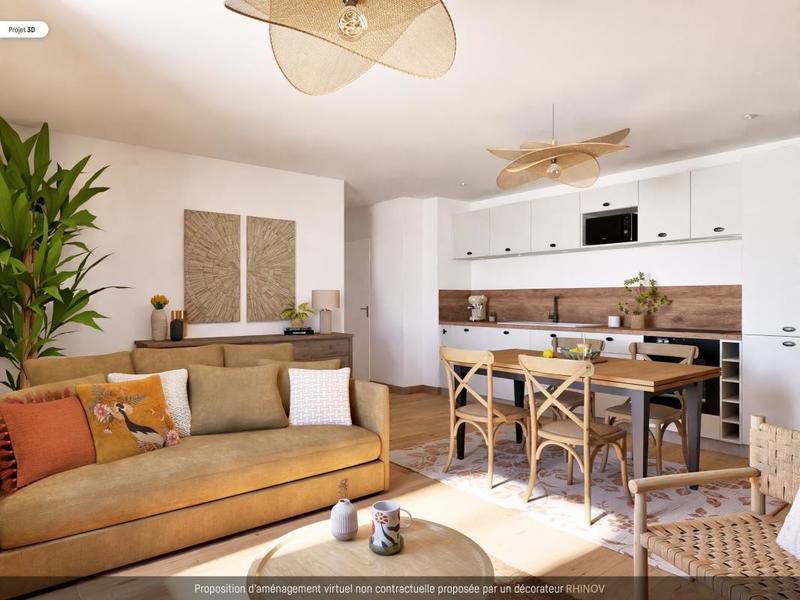 Appartement - 51 m² - 2 pièces