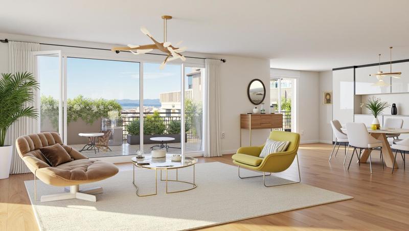 Appartement - 43 à 66 m² - 2 à 3 pièces