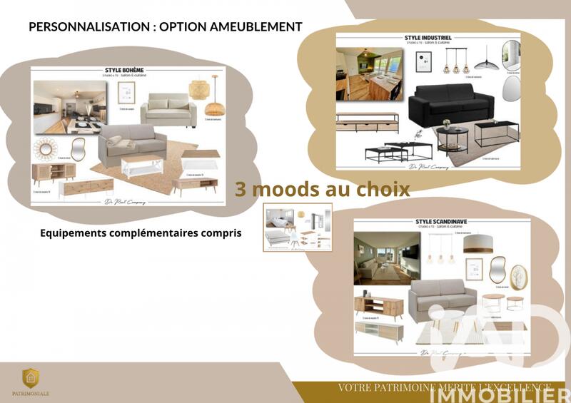 Appartement - 30 m² - 2 pièces