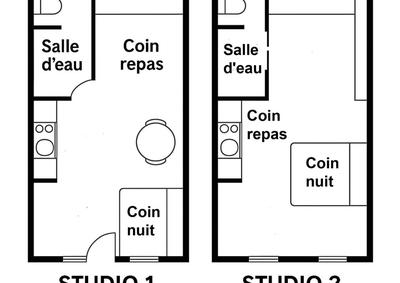 Appartement - 35 m² - 2 pièces