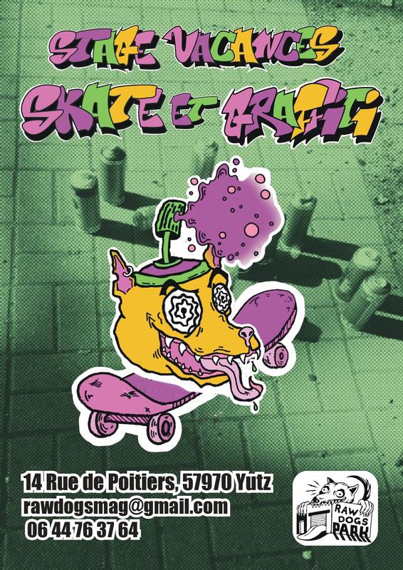 Stage de découverte et perfectionnement skateboard / graffiti