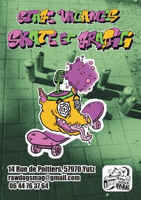 Stage de découverte et perfectionnement skateboard / graffiti