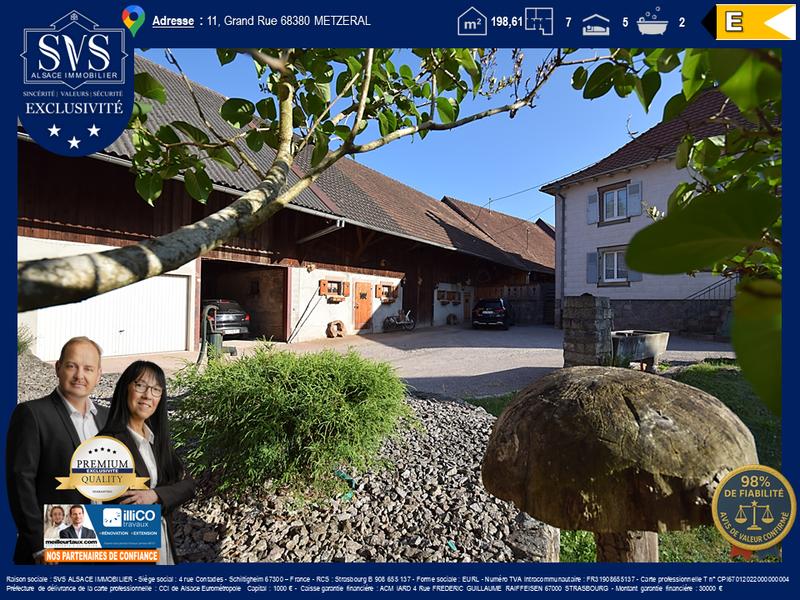 Maison - 199 m² - 7 pièces