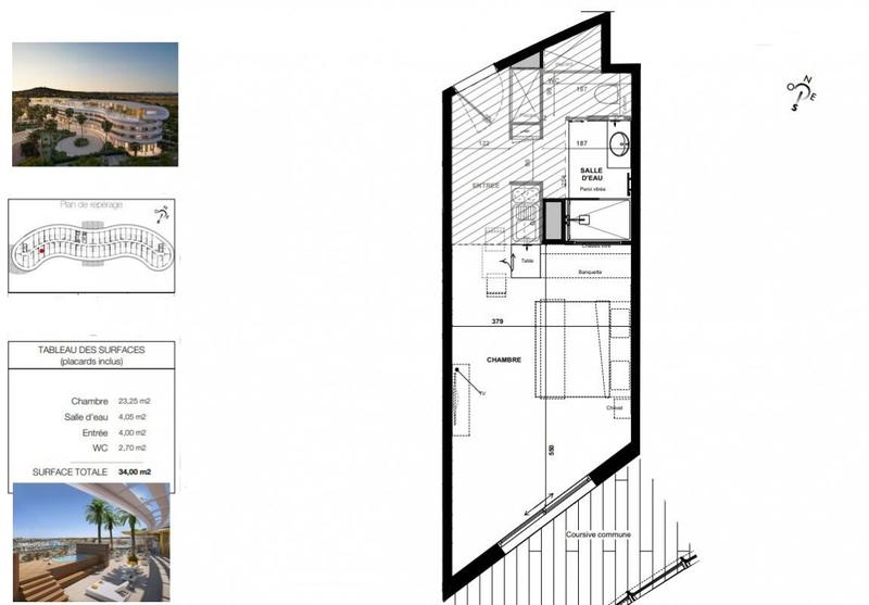Appartement - 32 m² - 1 pièce