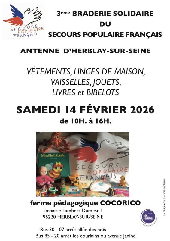 Braderie du secours populaire français