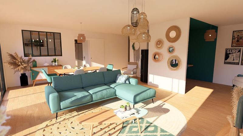 Maison - 105 m² - 4 pièces