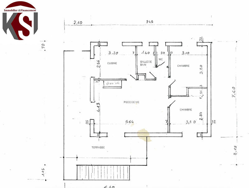 Maison - 90 m² - 4 pièces
