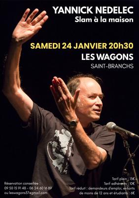 Spectacle de Slam avec Yannick Nédélec