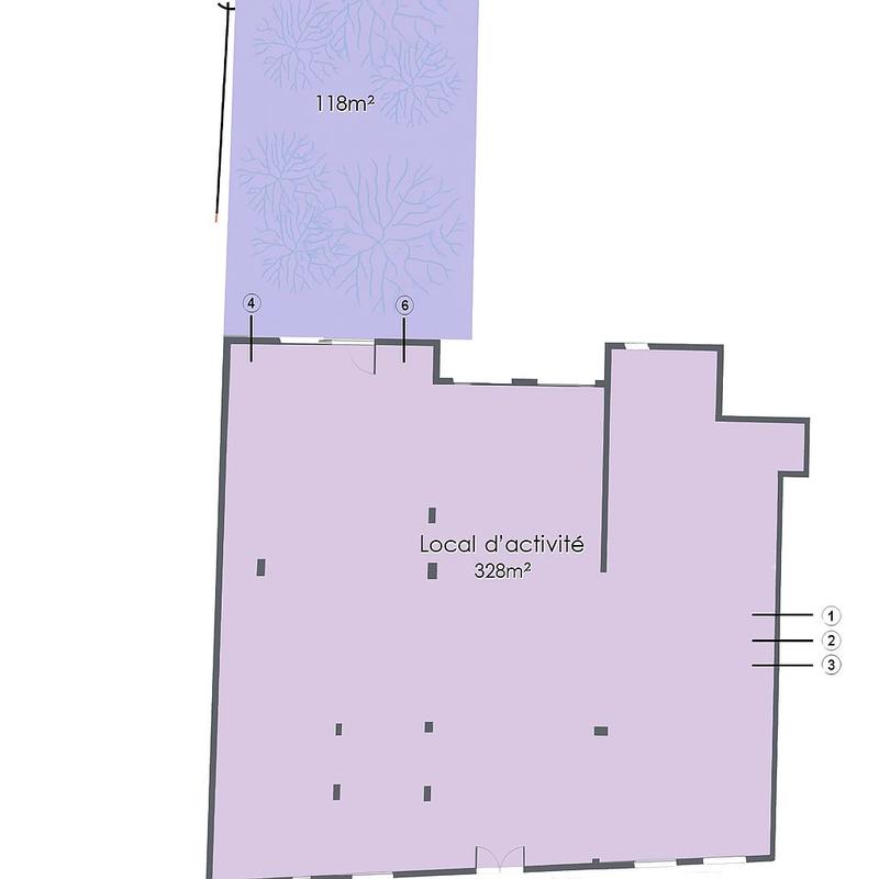 Local d'activités - 328 m²