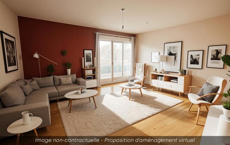 Appartement - 62 m² - 3 pièces