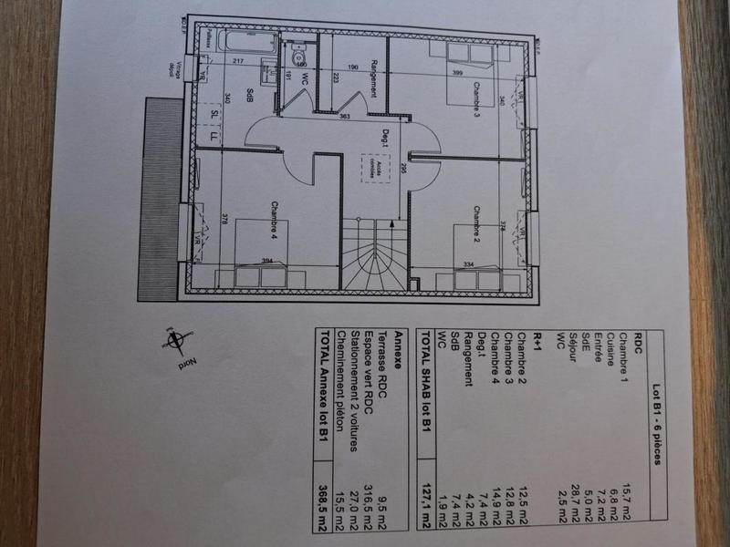 Maison - 127 m² - 6 pièces