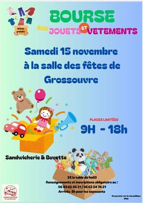 Bourse aux jouets et vêtements