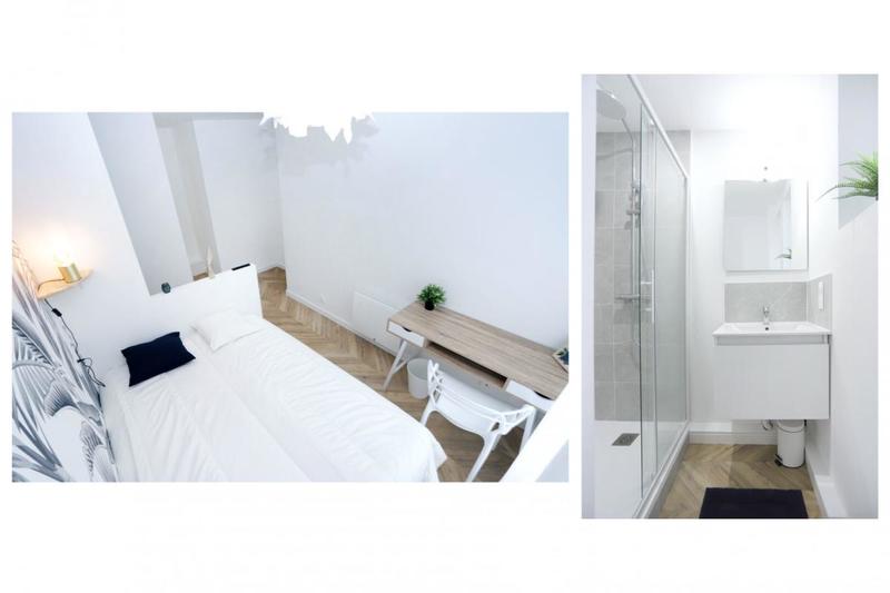 Chambre - 9 m² - 1 pièce