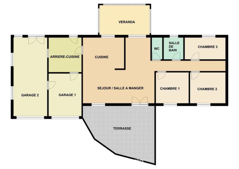 Maison - 120 m² - 5 pièces