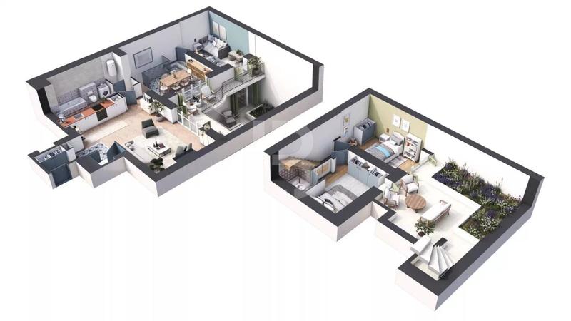 Appartement - 93 m² - 4 pièces