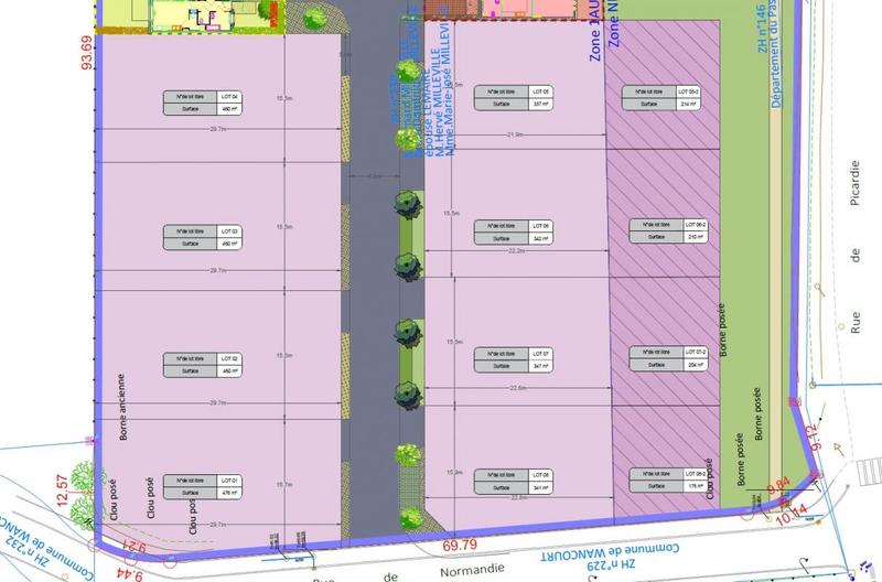 Terrain de lotissements - 452 m²
