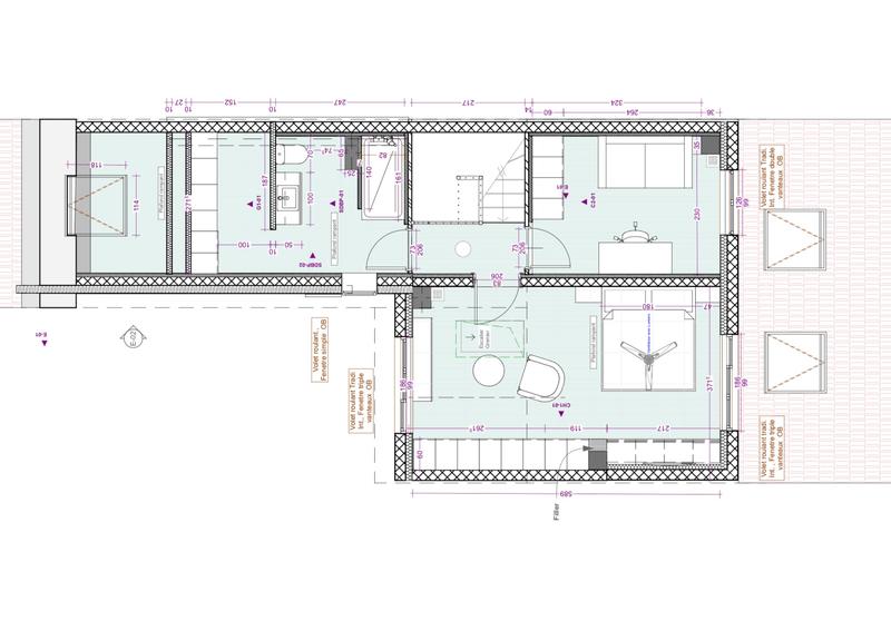 Maison jumelée - 106 m² - 5 pièces