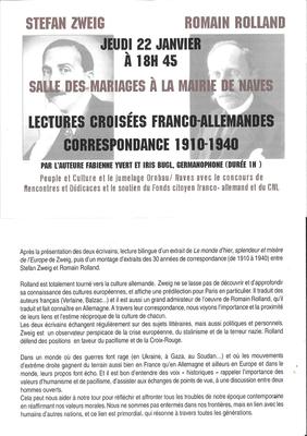Lectures croisées franco-allemandes - Correspondance 1910-1940